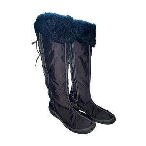 Timberland Women Waterproof Knee High Boots With Adjustable Circumfer Size 8.5